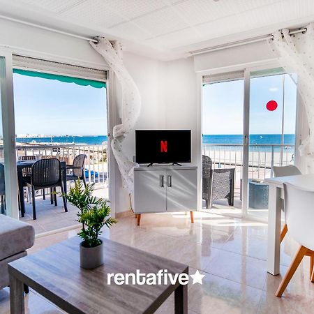 Rentafive Primera Linea Terraza Reformado Santa Pola Bagian luar foto