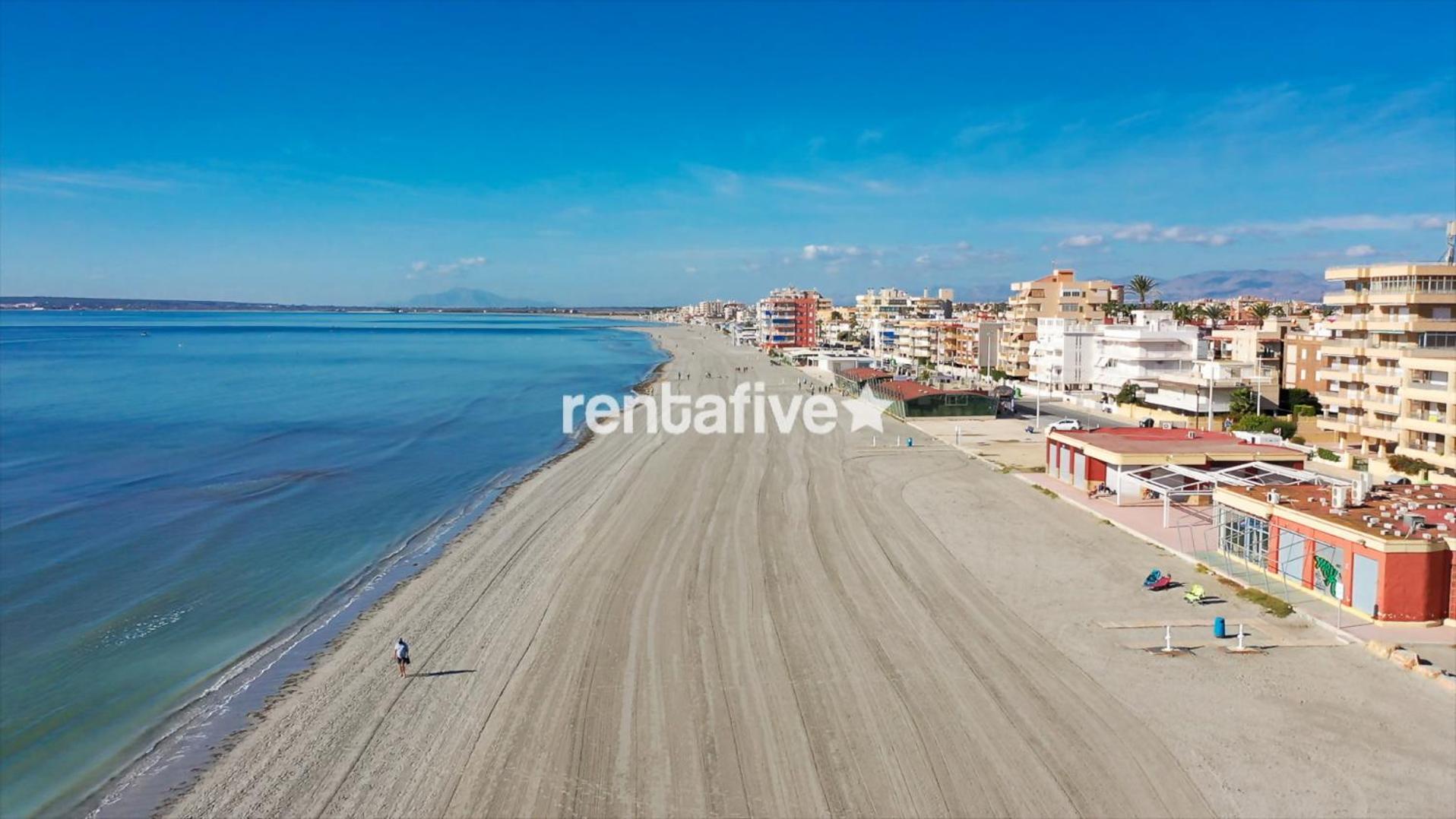 Rentafive Primera Linea Terraza Reformado Santa Pola Bagian luar foto