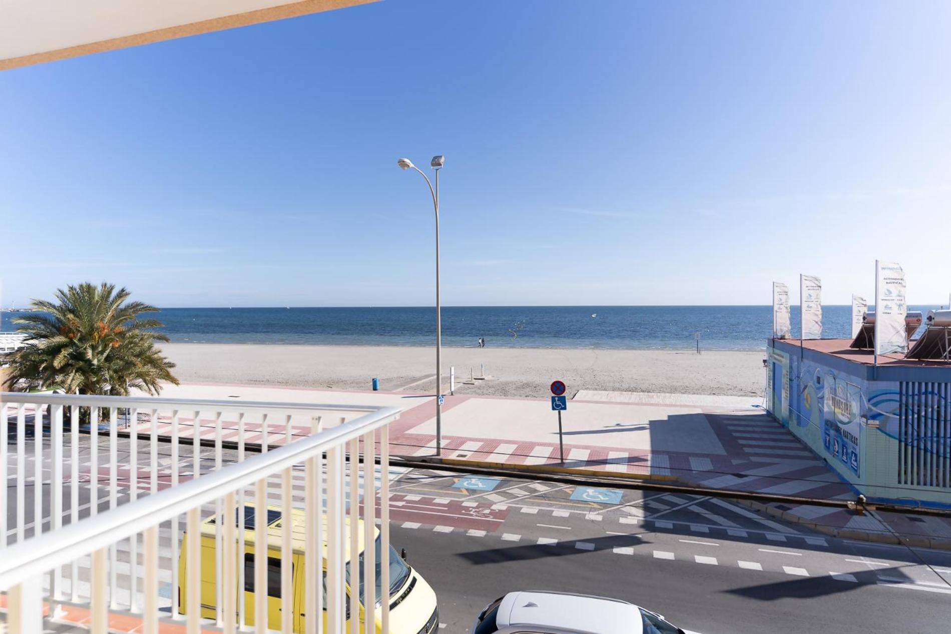 Rentafive Primera Linea Terraza Reformado Santa Pola Bagian luar foto